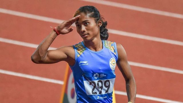 Hima Das wins 5th gold of the month after successful return to 400m