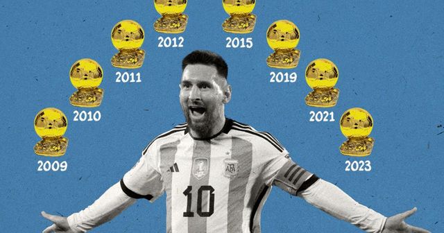 Lionel Messi nyolcadszor is aranylabdás