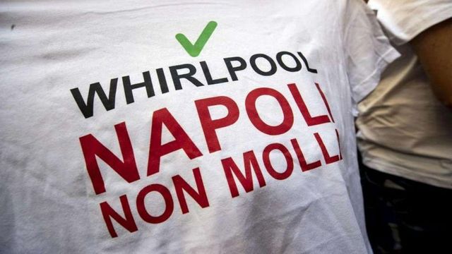 Whirlpool: decreto per crisi industriali non basta per restare a Napoli