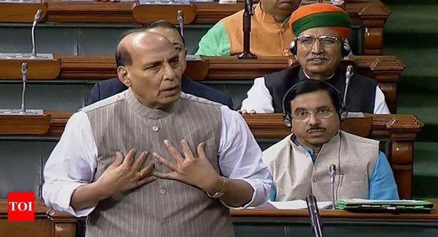 Defence minister Rajnath Singh says perceptional differences over India-China border but Indian Army fully alert