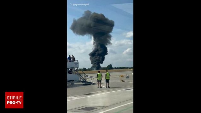 VIDEO Un avion de mici dimensiuni s-a prăbușit lângă Londra