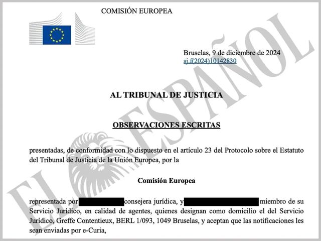 Bruselas cuestiona la amnistía ante la Justicia europea y asegura que es «contraria al Estado de Derecho»