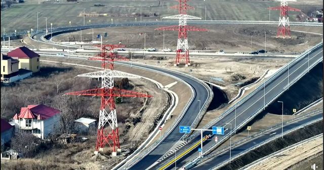 Circulație deschisă pe 9 din cei 16,3 km ai lotului 2 al Autostrăzii de Centură București