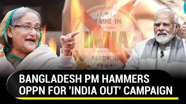 'Burn sarees first': B'desh PM slams oppn's 'boycott India' call