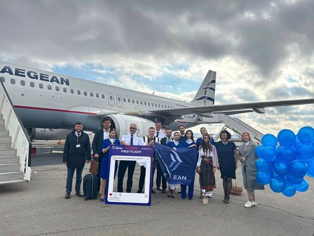 Aegean Airlines, cea mai mare companie aeriană din Grecia, a început să opereze zboruri din și spre Chișinău