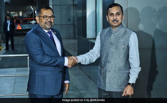 Maldives Foreign Minister Moosa Zameer Arrives In India Amid Strained Ties