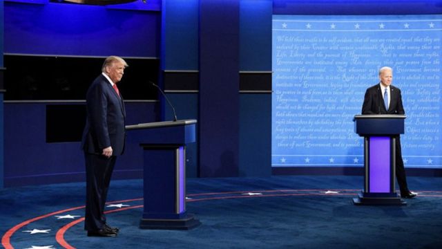 Alegeri în SUA | Donald Trump și Joe Biden, în dezbaterea finală