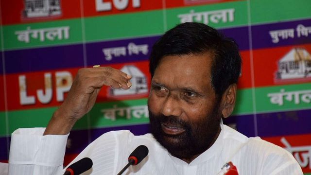 Opposition sour losers, desperation over VVPAT issue indication of their defeat: Ram Vilas Paswan
