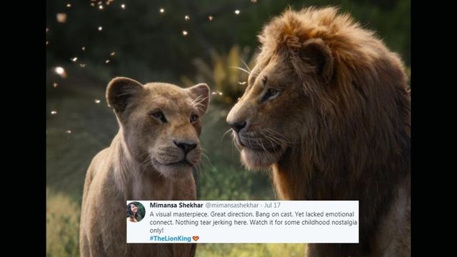 The Lion King director Jon Favreau has a special message for India