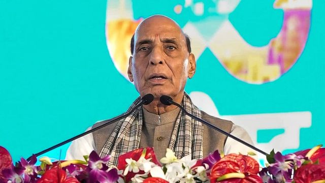Rajnath Singh visits cloudburst-hit Chishoti village in J&K; death toll rises to 65