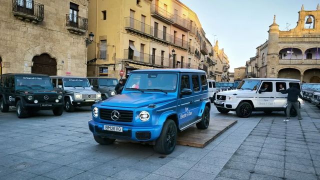 El Mercedes G celebra su 45 aniversario presentando en Ciudad Rodrigo su versión eléctrica