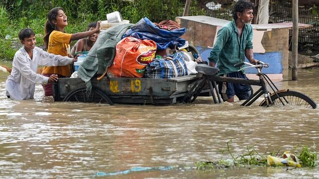 Flood alert in Delhi after heavy rain, waterlogged roads choke Gurugram traffic