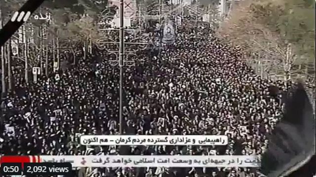 Manifestații anti-americane în Iran după uciderea generalului Soleimani
