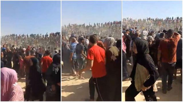 Media Gaza, 'folla assalta il sito di aiuti a Rafah'