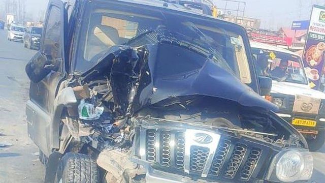 Narrow Escape For Mehbooba Mufti, Car Involved In Huge Crash
