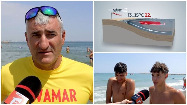 Apa Mării Negre, rece ca gheața, din nou: fenomenul de „upwelling” a revenit pe litoralul românesc