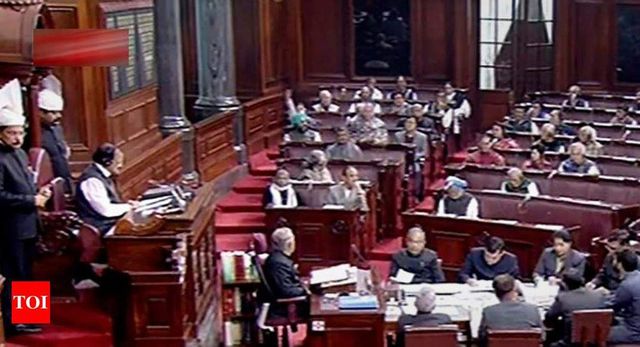 Rajya Sabha adjourned till 2 pm after opposition uproar