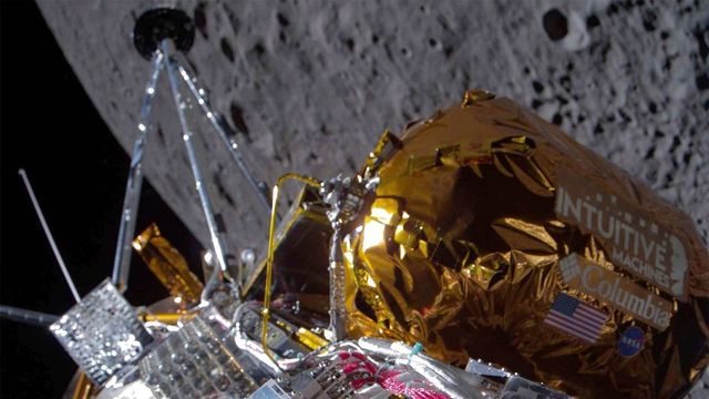 America’s Odysseus spacecraft makes first commercial moon landing in history