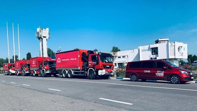Un convoi de camioane cu ajutor umanitar din partea Poloniei a ajuns în Moldova
