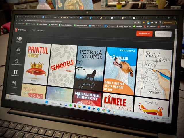 Teatru online gratuit pentru copiii din Moldova. Pot viziona spectacole și povești