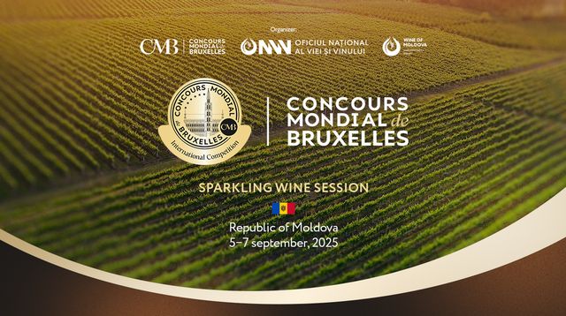 Chișinăul va găzdui pentru prima dată ”Concours Mondial de Bruxelles” dedicat vinurilor spumante