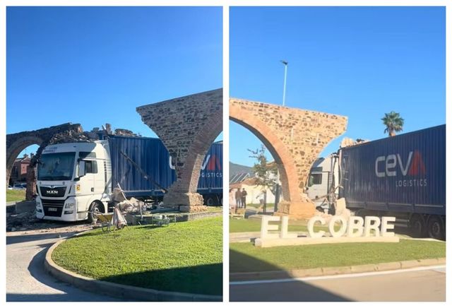Un șofer român a distrus cu TIR-ul un monument istoric din Spania, vechi de peste două secole