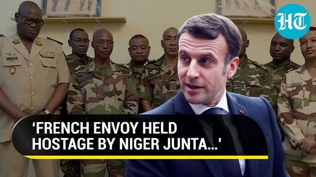 Macron Says French Ambassador to Niger 'Literally Held Hostage'
