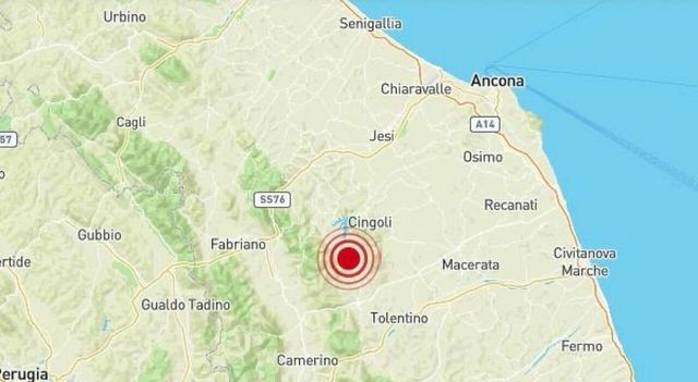 Terremoto di magnitudo 3.4 in provincia di Macerata