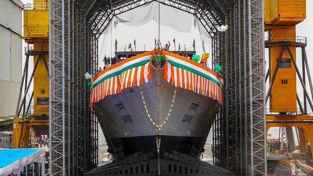 Navy Inducts Stealth Frigates Udaygiri, Himgiri In Historic Twin Commissioning At Visakhapatnam