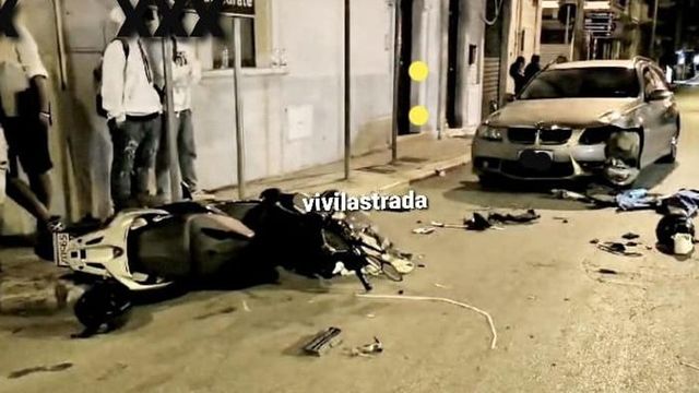 Bari, scontro auto-moto, muore 17enne a Conversano