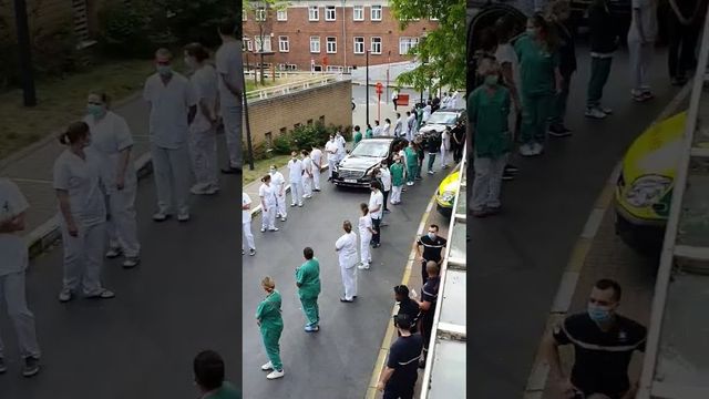 Egy brüsszeli kórház dolgozói hátat fordítottak a miniszterelnök konvojának
