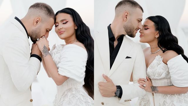 Oana Radu, primele imagini de la nuntă. Ce rochie de mireasă a avut artista