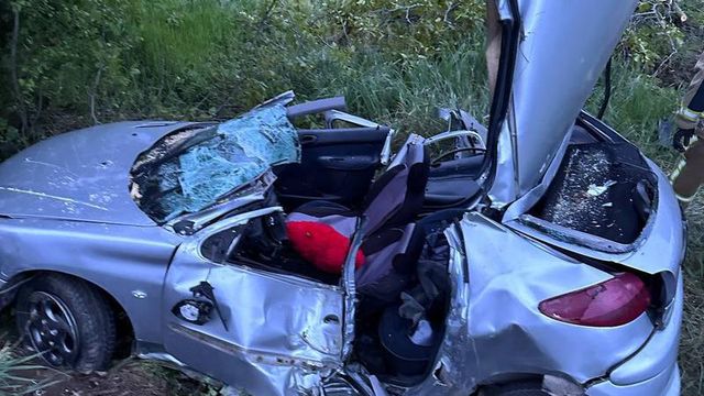 Accident la Hâncești: O tânără de 19 ani a murit pe loc, după ce s-a tamponat cu mașina într-un copac