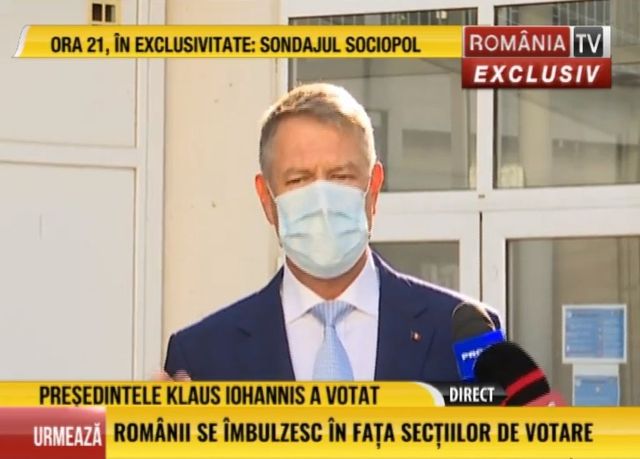 Klaus Iohannis îi îndeamnă pe români să meargă la vot