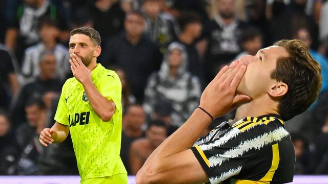 Sassuolo-Juventus 4-2, primo scivolone bianconero