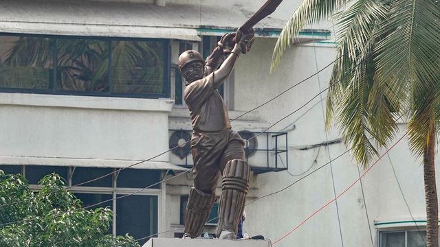 World Cup 2023: Sachin Tendulkar gets immortalized inside Wankhede stadium as statue unveiled