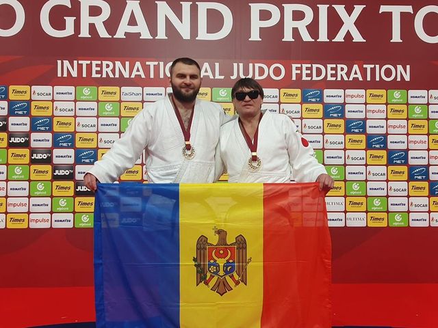 Oleg Crețul și Ion Basoc au câștigat Grand Prix-ul de la Tokyo la Para Judo