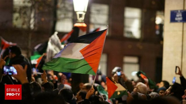 Zeci de studenți ai Universității Columbia au fost arestați în urma unei demonstrații pro Palestina