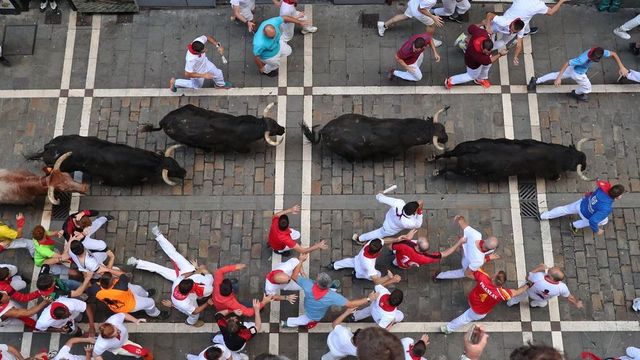 Directo | Los rápidos y peligrosos Jandilla, protagonistas del quinto encierro de los sanfermines 2025