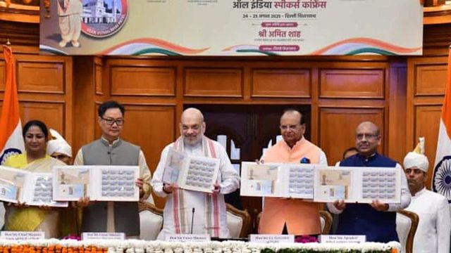 Amit Shah inaugurates All-India Speakers’ Conference at Delhi assembly