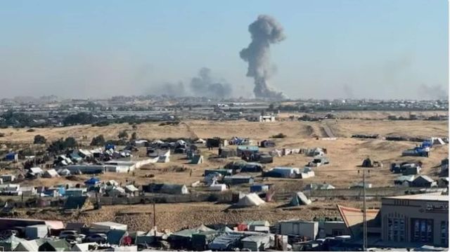 Israel attacks Rafah after Hamas claims responsibility for deadly rocket attack