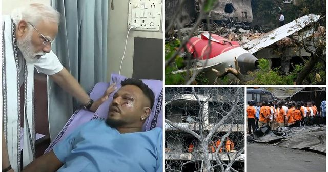 Singurii supraviețuitori din accidentul aviatic Air India! Cum a mai reușit alt bărbat să se salveze din clădirea lovită de avion