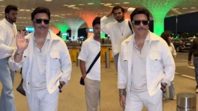 Govinda looks unfazed, blows kisses in 1st appearance amid rumours of divorce with Sunita Ahuja. Watch