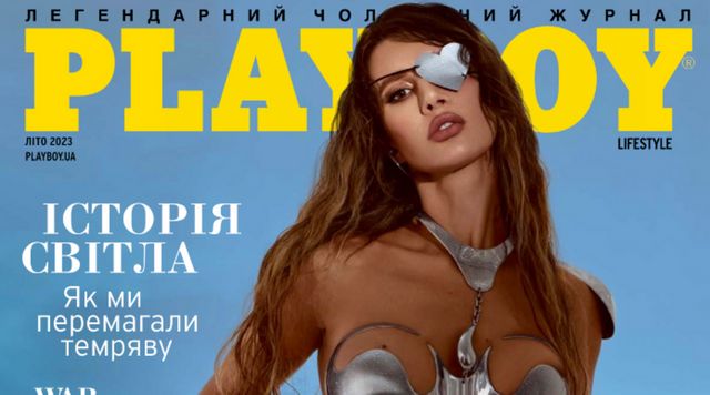 In Ucraina torna Playboy, in copertina una modella ferita