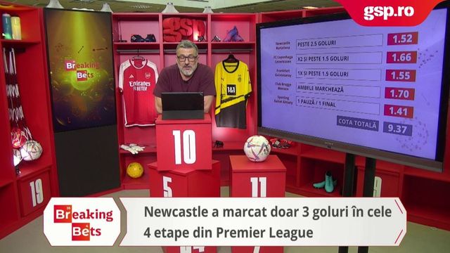 Vezi aici Biletul de cotă 2, prezentat în ediția de azi a emisiunii Breaking Bets