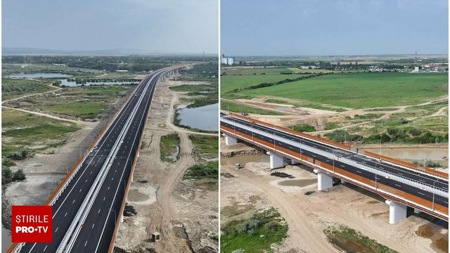 Podul de peste râul Buzău, al doilea ca lungime din România, a fost deschis circulației