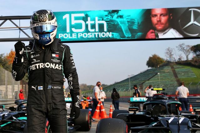 Valtteri Bottas Snatches Pole From Lewis Hamilton On F1's Return To Imola