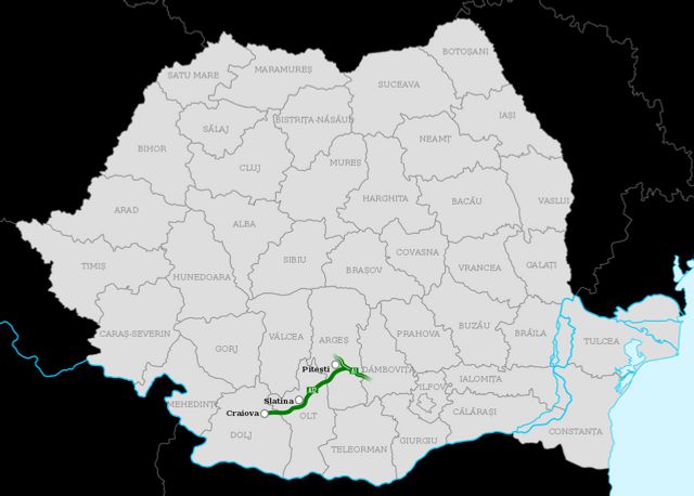 Drumul expres Craiova - Pitești