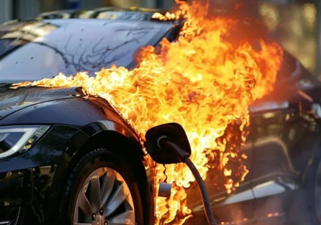 Agua para apagar incendios: desmitificando el coche eléctrico