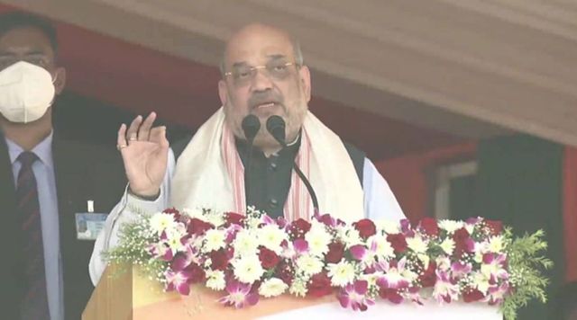 Amit Shah Attacks Congress From Birthplace Of Assam Socio-Religious Icon